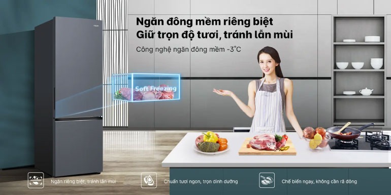 Tủ lạnh Electrolux 312 lít Inverter ETB3460K-H